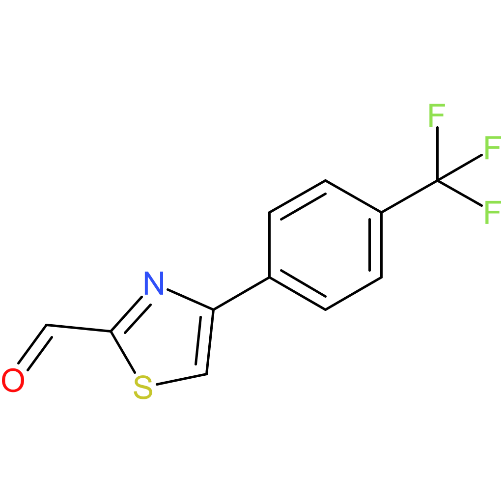 4-(4-(trifluoromethyl)phenyl)thiazole-2-carbaldehyde