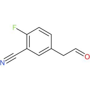 2-fluoro-5-(2-oxoethyl)benzonitrile
