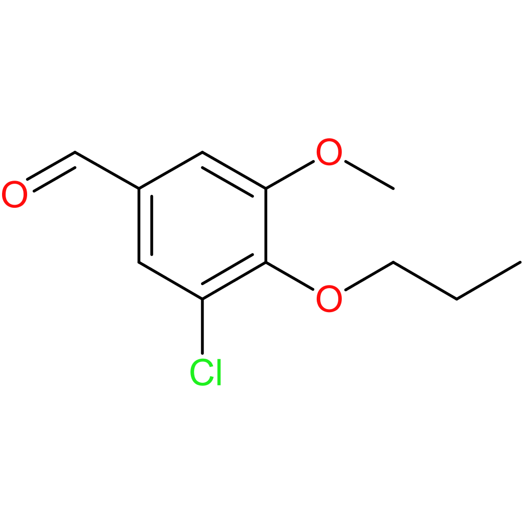 3-chloro-5-methoxy-4-propoxybenzaldehyde