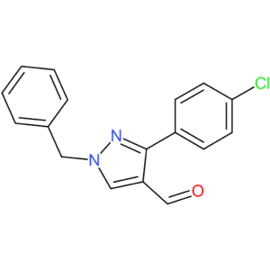 1-benzyl-3-(4-chlorophenyl)-1H-pyrazole-4-carbaldehyde