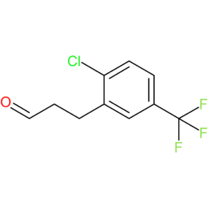 3-(2-chloro-5-(trifluoromethyl)phenyl)propanal