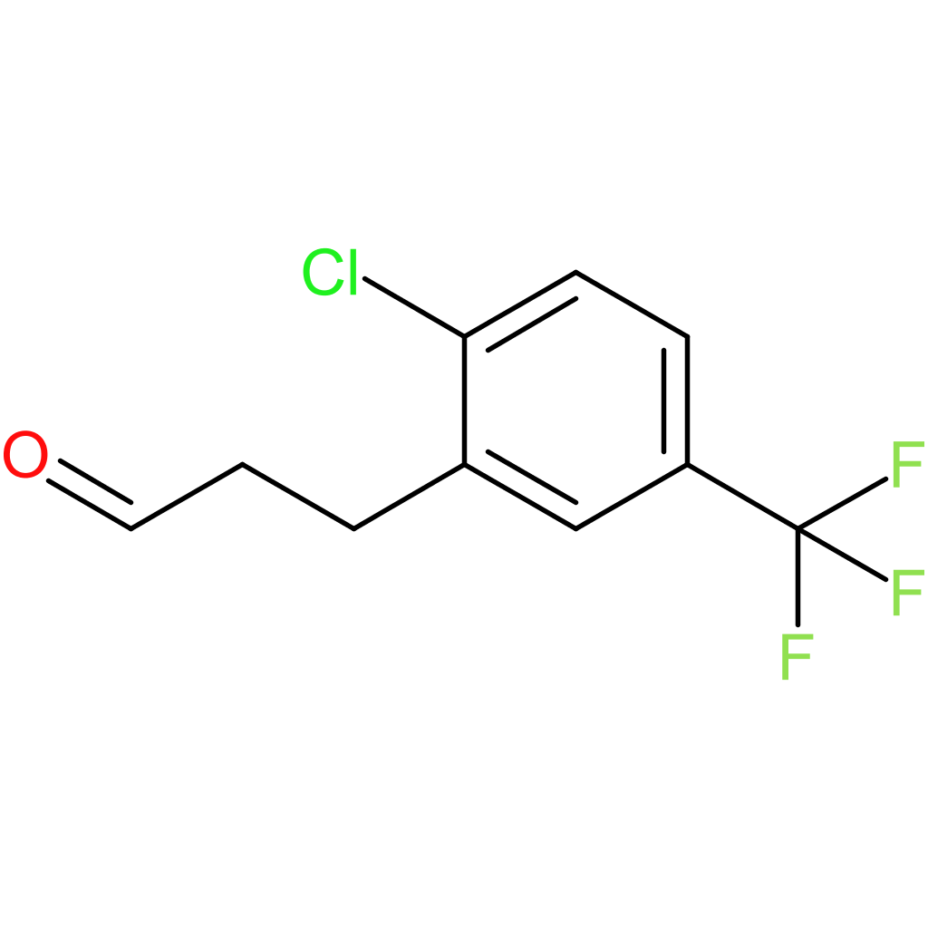 3-(2-chloro-5-(trifluoromethyl)phenyl)propanal