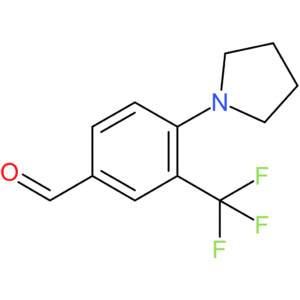 4-(pyrrolidin-1-yl)-3-(trifluoromethyl)benzaldehyde
