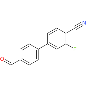 3-fluoro-4′-formyl-[1,1′-biphenyl]-4-carbonitrile