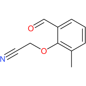 2-(2-formyl-6-methylphenoxy)acetonitrile