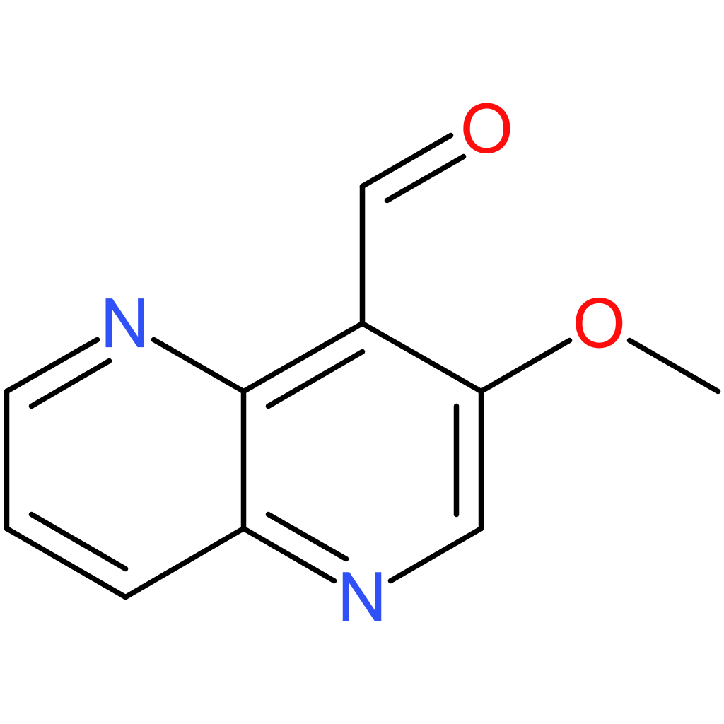 3-methoxy-1,5-naphthyridine-4-carbaldehyde