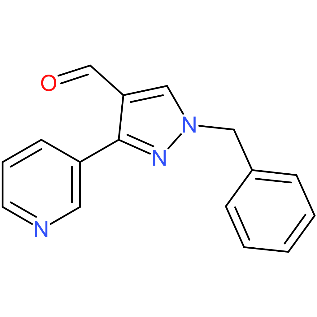 1-benzyl-3-(pyridin-3-yl)-1H-pyrazole-4-carbaldehyde