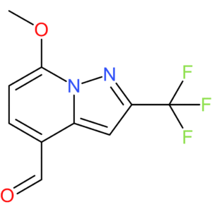 7-methoxy-2-(trifluoromethyl)pyrazolo[1,5-a]pyridine-4-carbaldehyde