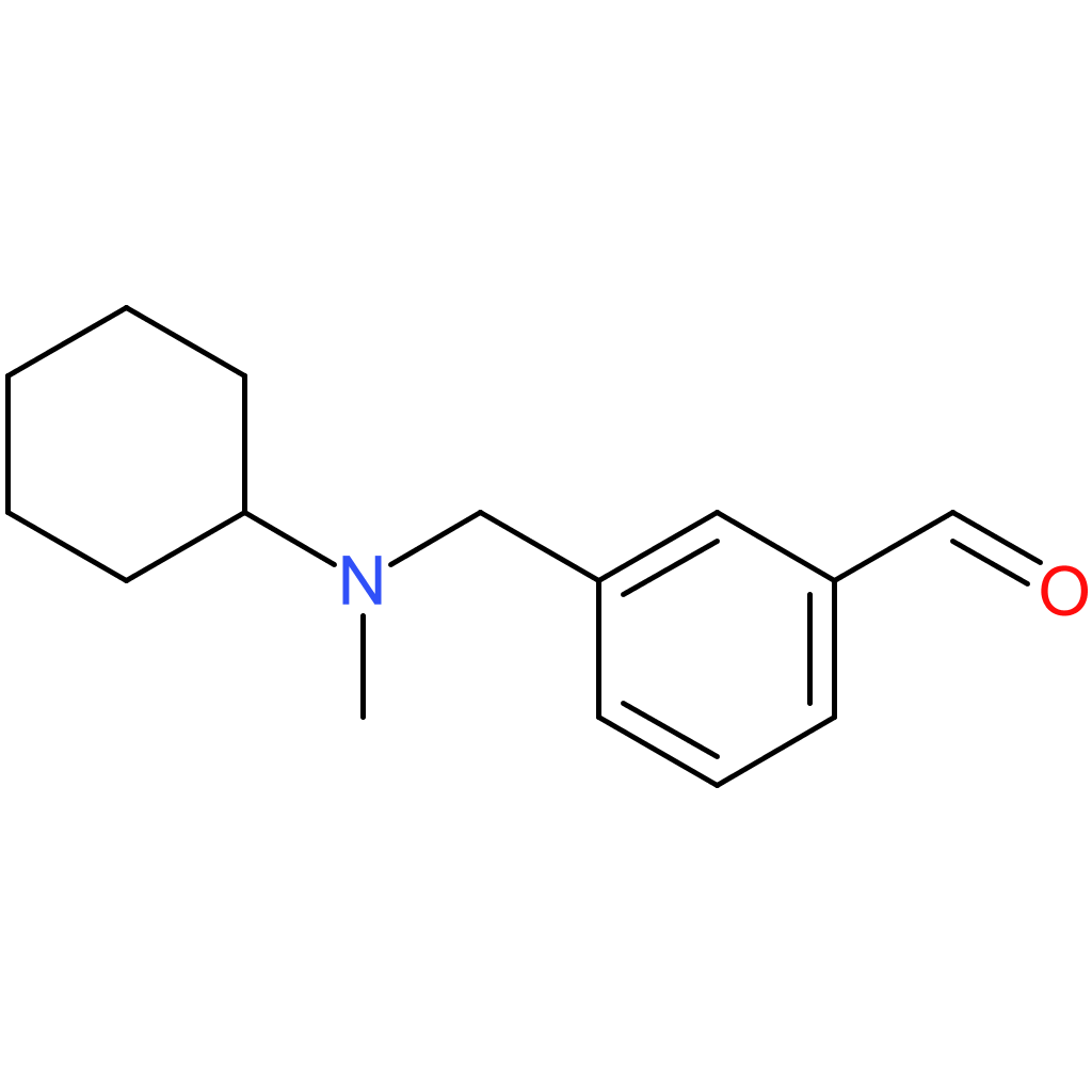 3-((cyclohexyl(methyl)amino)methyl)benzaldehyde