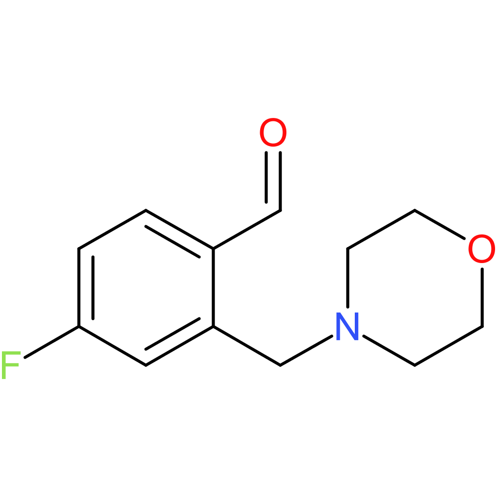 4-fluoro-2-(morpholinomethyl)benzaldehyde