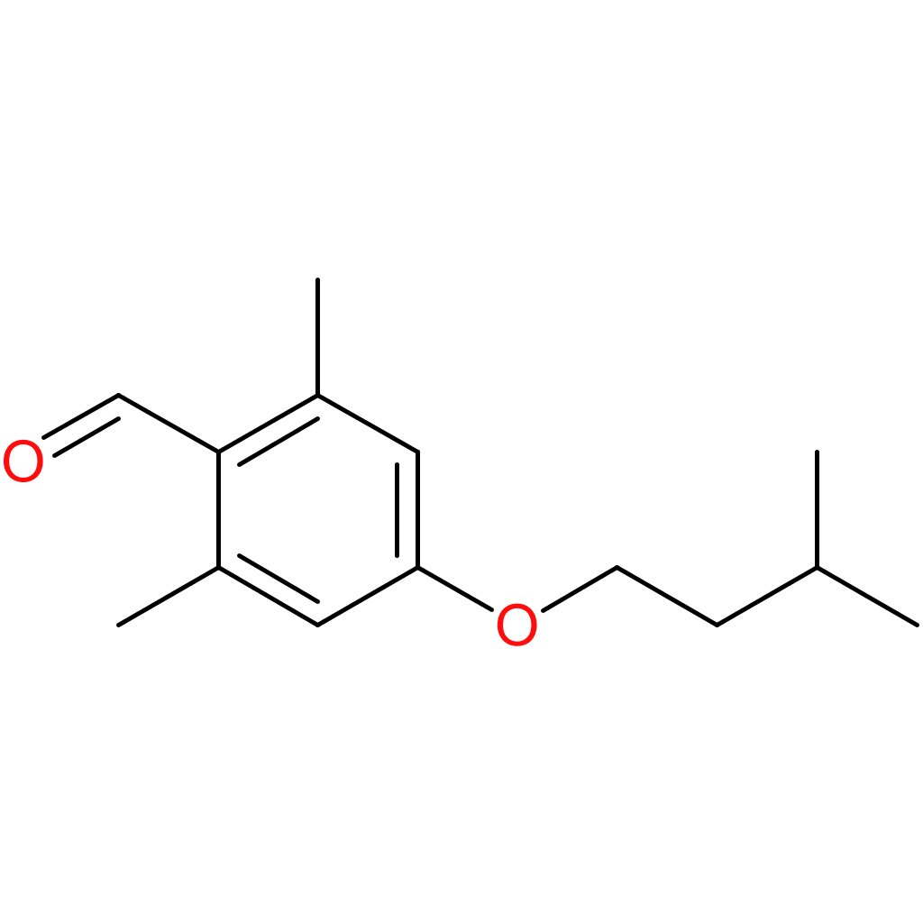 4-(isopentyloxy)-2,6-dimethylbenzaldehyde