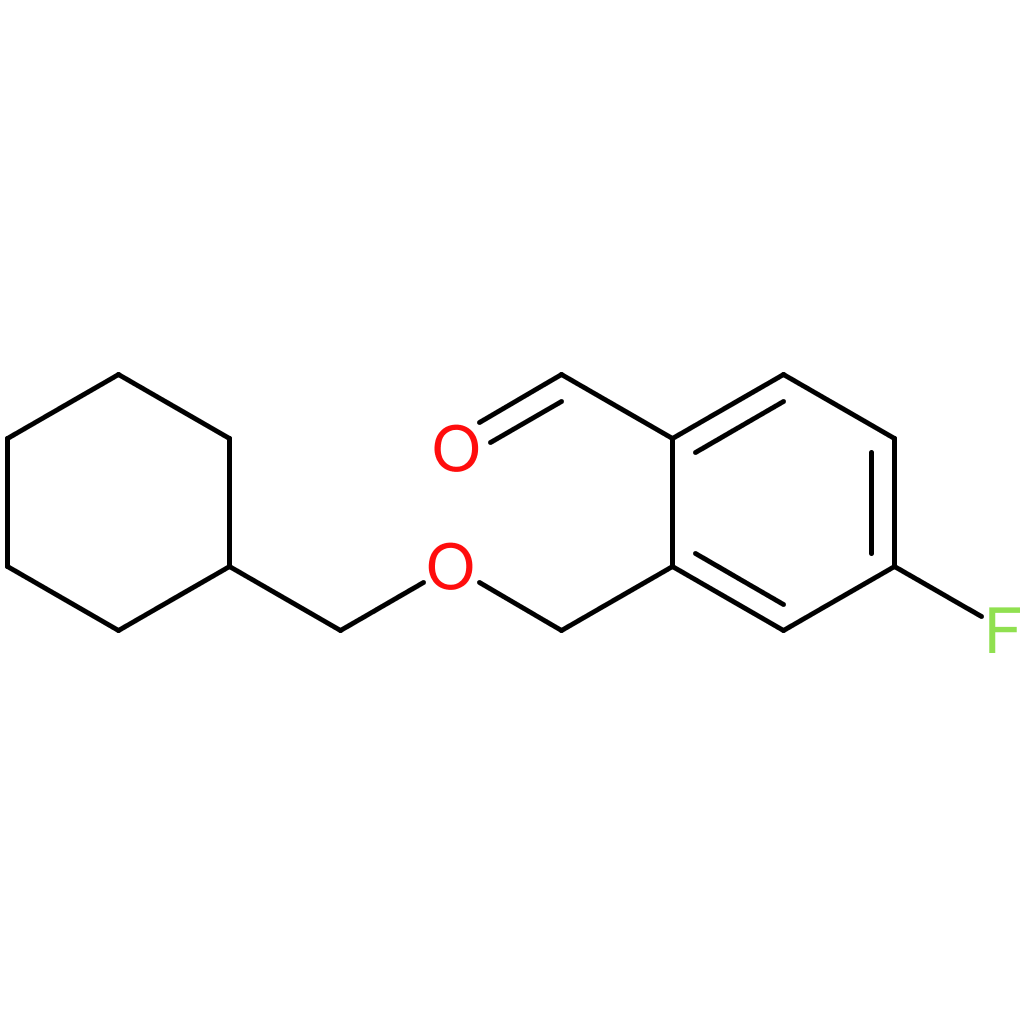 2-((cyclohexylmethoxy)methyl)-4-fluorobenzaldehyde