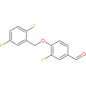 4-((2,5-difluorobenzyl)oxy)-3-fluorobenzaldehyde