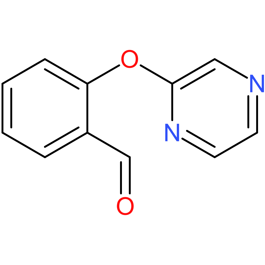 2-(pyrazin-2-yloxy)benzaldehyde