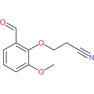 3-(2-formyl-6-methoxyphenoxy)propanenitrile