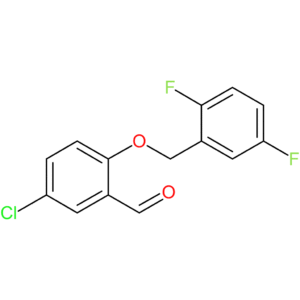 5-chloro-2-((2,5-difluorobenzyl)oxy)benzaldehyde