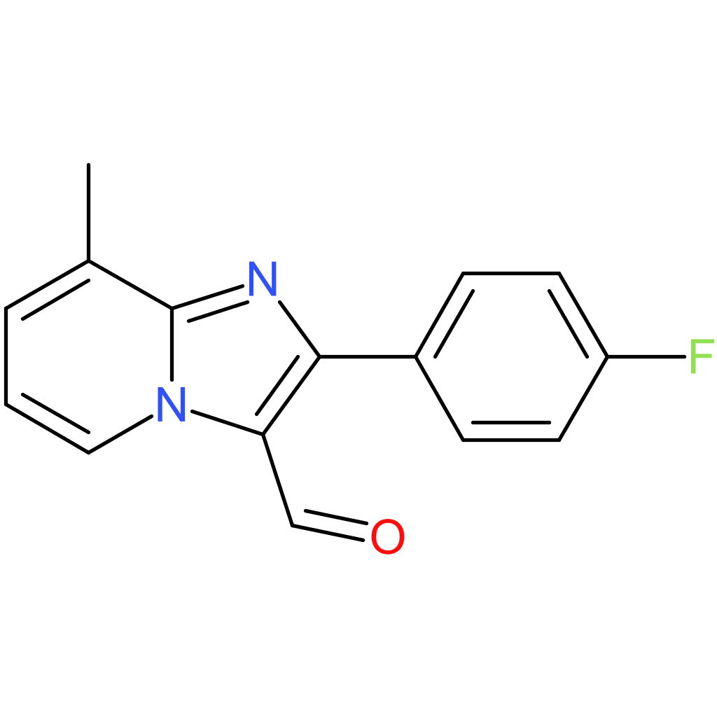 2-(4-fluorophenyl)-8-methylimidazo[1,2-a]pyridine-3-carbaldehyde