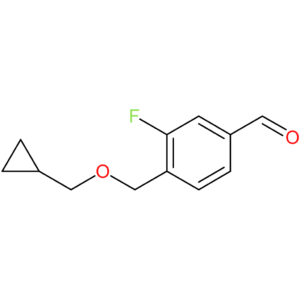 4-((cyclopropylmethoxy)methyl)-3-fluorobenzaldehyde