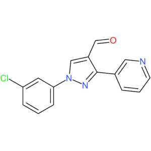 1-(3-chlorophenyl)-3-(pyridin-3-yl)-1H-pyrazole-4-carbaldehyde