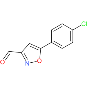 5-(4-chlorophenyl)isoxazole-3-carbaldehyde