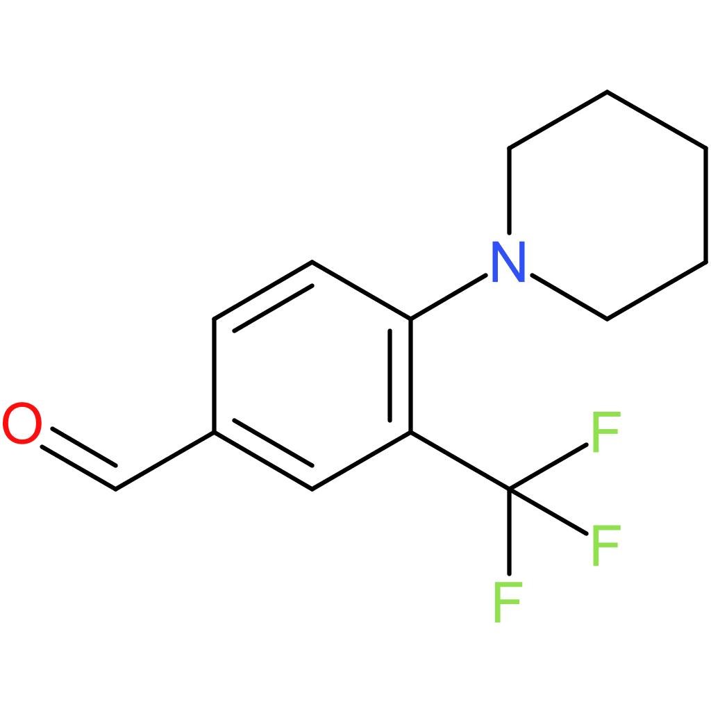 4-(piperidin-1-yl)-3-(trifluoromethyl)benzaldehyde
