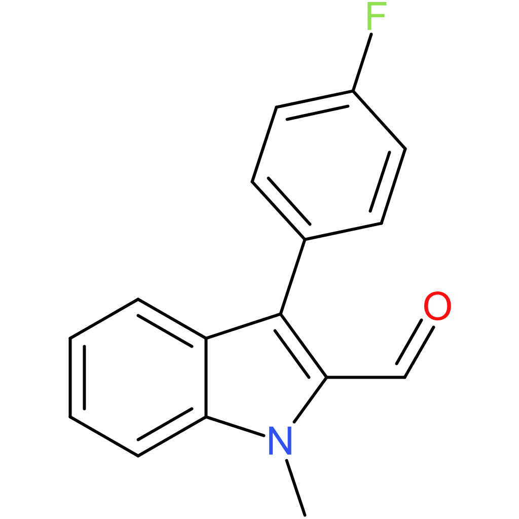 3-(4-fluorophenyl)-1-methyl-1H-indole-2-carbaldehyde