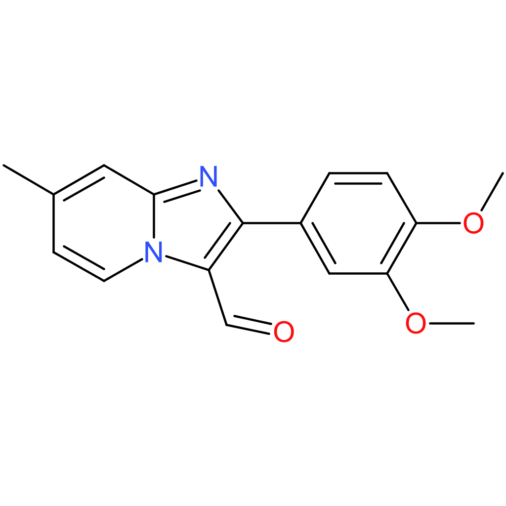 2-(3,4-dimethoxyphenyl)-7-methylimidazo[1,2-a]pyridine-3-carbaldehyde