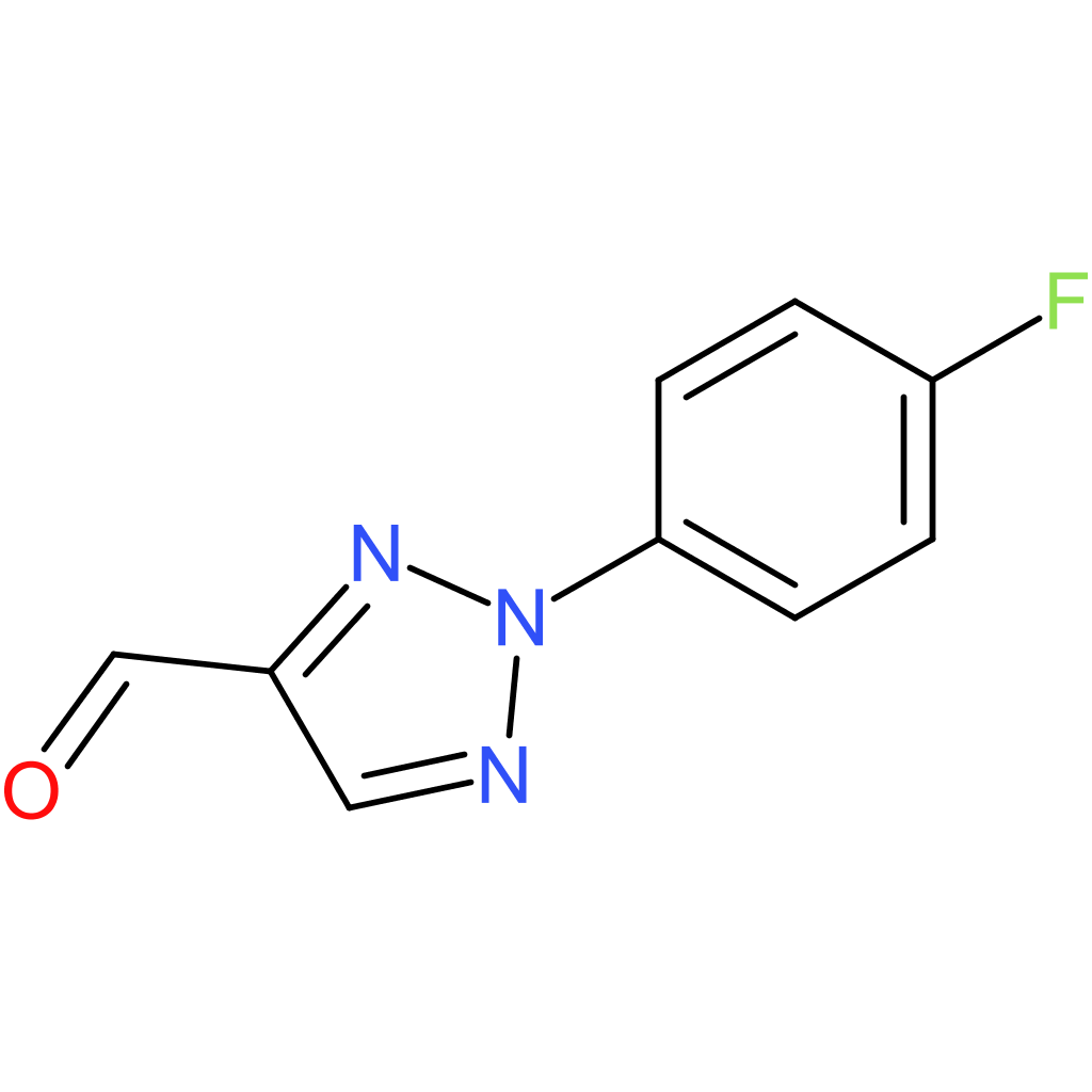 2-(4-fluorophenyl)-2H-1,2,3-triazole-4-carbaldehyde