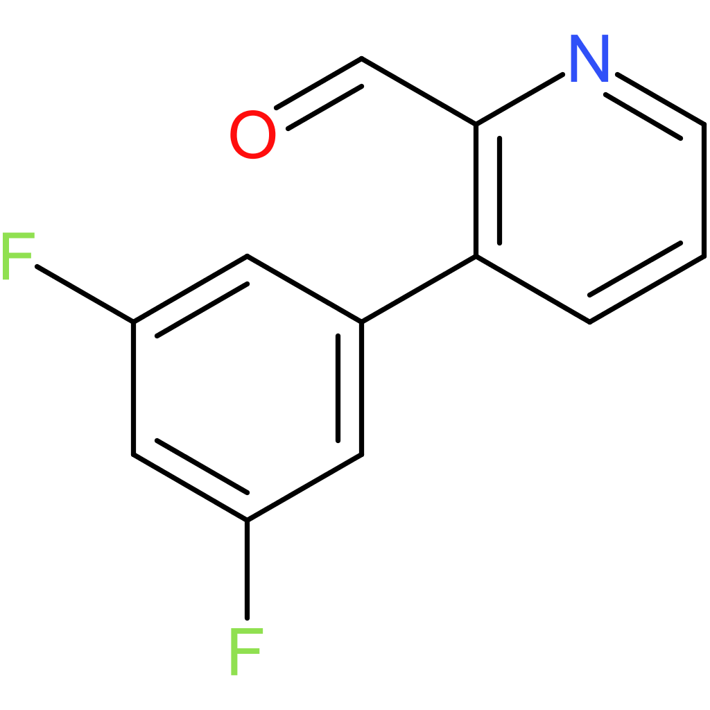 3-(3,5-difluorophenyl)picolinaldehyde