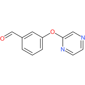 3-(pyrazin-2-yloxy)benzaldehyde
