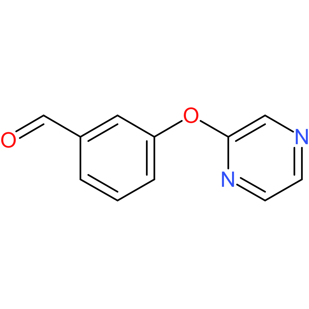 3-(pyrazin-2-yloxy)benzaldehyde