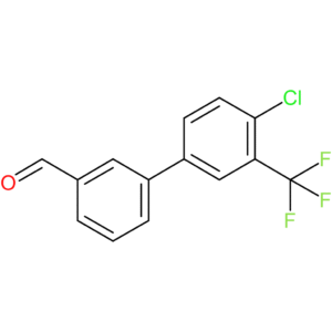 4′-chloro-3′-(trifluoromethyl)-[1,1′-biphenyl]-3-carbaldehyde