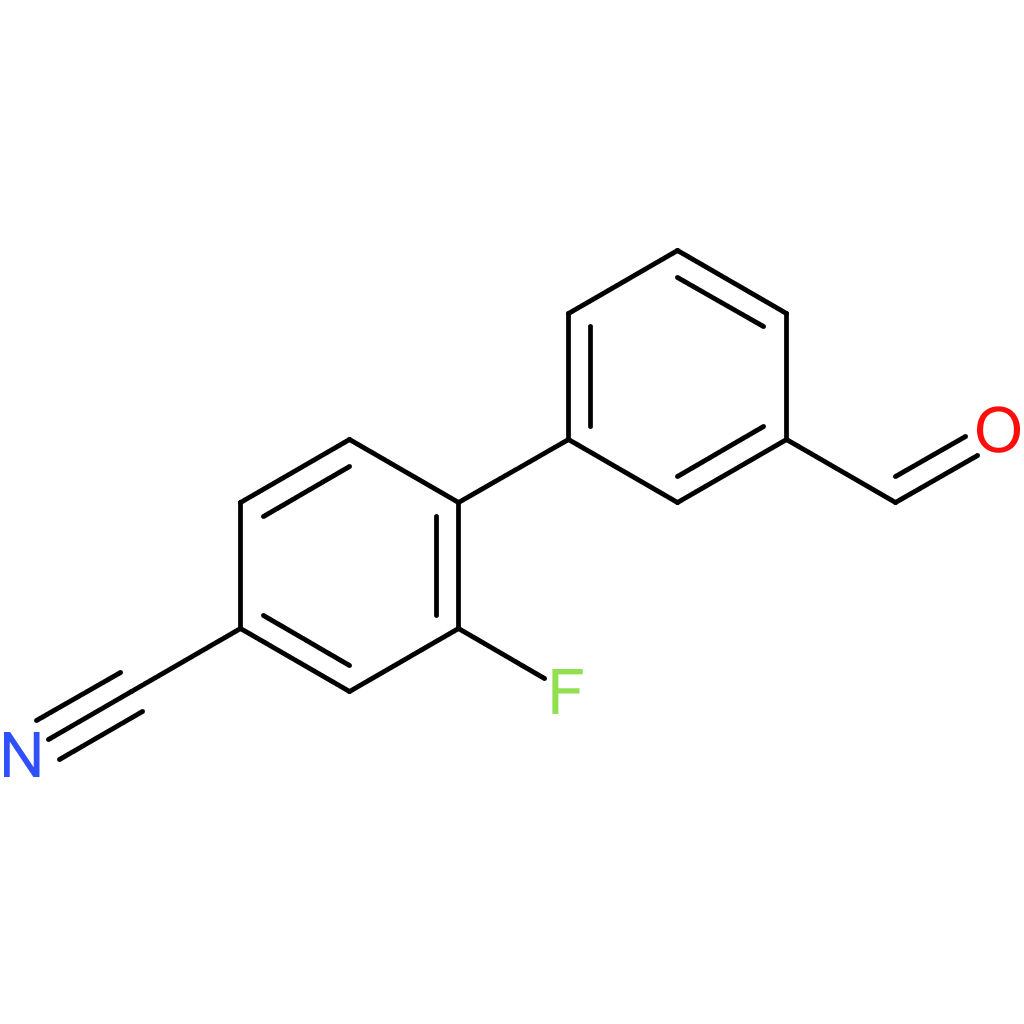 2-fluoro-3′-formyl-[1,1′-biphenyl]-4-carbonitrile