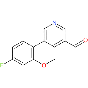5-(4-fluoro-2-methoxyphenyl)nicotinaldehyde