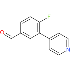 4-fluoro-3-(pyridin-4-yl)benzaldehyde