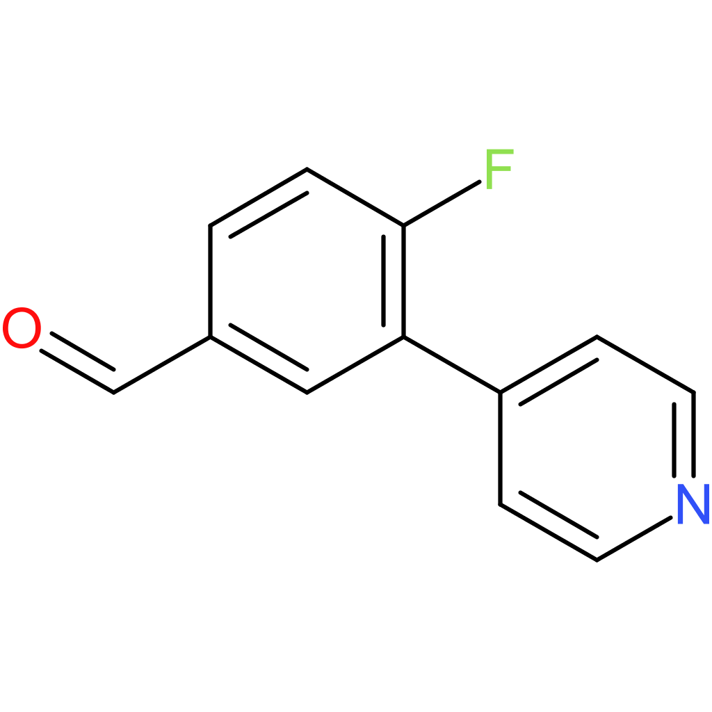 4-fluoro-3-(pyridin-4-yl)benzaldehyde