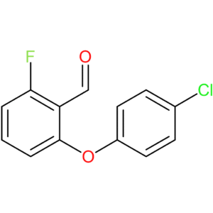 2-(4-chlorophenoxy)-6-fluorobenzaldehyde