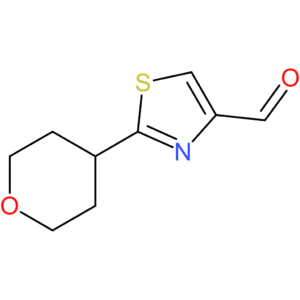 2-(tetrahydro-2H-pyran-4-yl)thiazole-4-carbaldehyde
