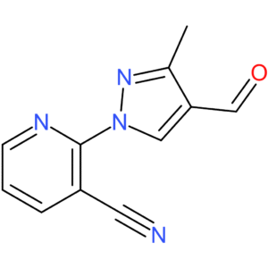 2-(4-formyl-3-methyl-1H-pyrazol-1-yl)nicotinonitrile