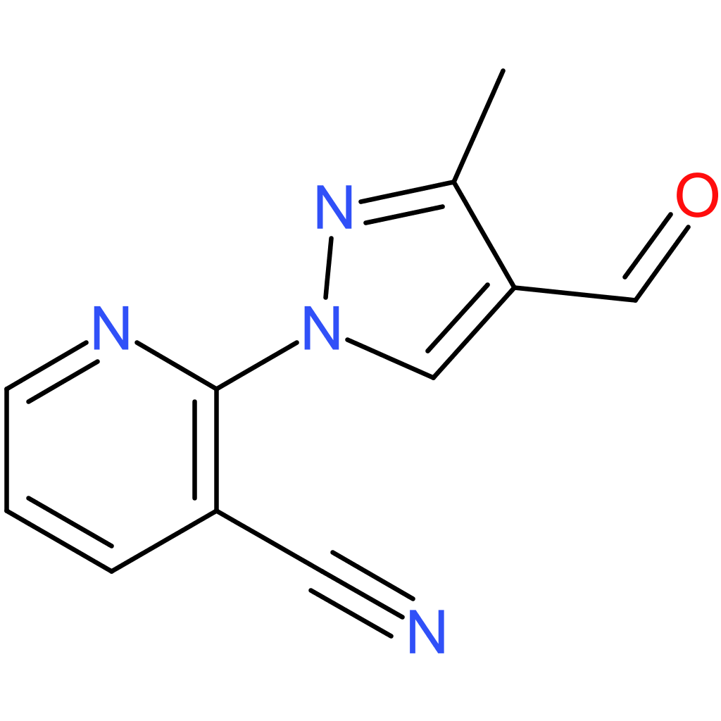 2-(4-formyl-3-methyl-1H-pyrazol-1-yl)nicotinonitrile