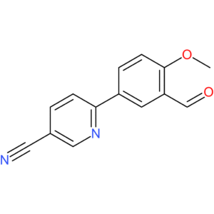 6-(3-formyl-4-methoxyphenyl)nicotinonitrile