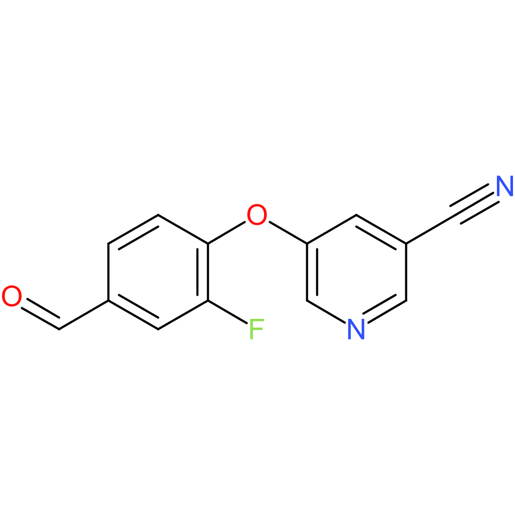 5-(2-fluoro-4-formylphenoxy)nicotinonitrile
