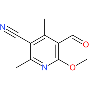 5-formyl-6-methoxy-2,4-dimethylnicotinonitrile