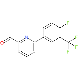 6-(4-fluoro-3-(trifluoromethyl)phenyl)picolinaldehyde