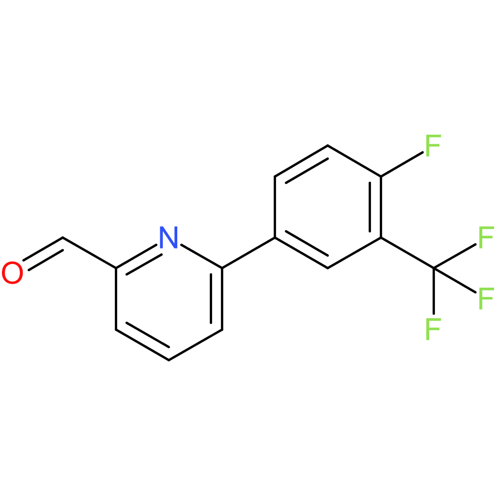 6-(4-fluoro-3-(trifluoromethyl)phenyl)picolinaldehyde