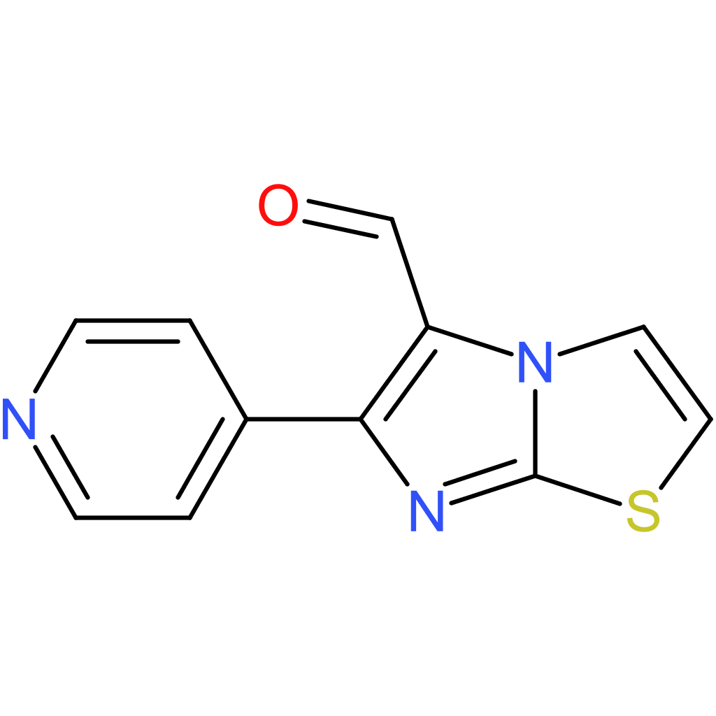 6-(pyridin-4-yl)imidazo[2,1-b]thiazole-5-carbaldehyde
