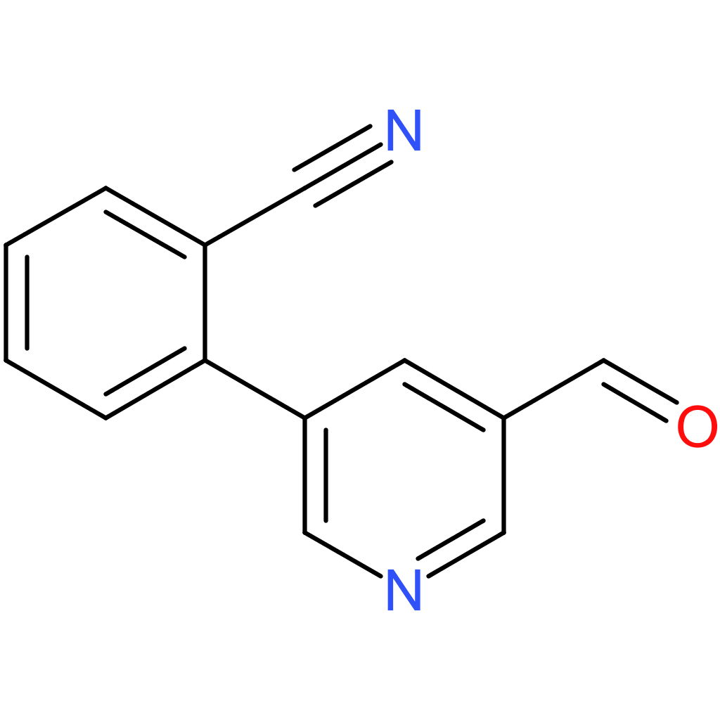 2-(5-formylpyridin-3-yl)benzonitrile