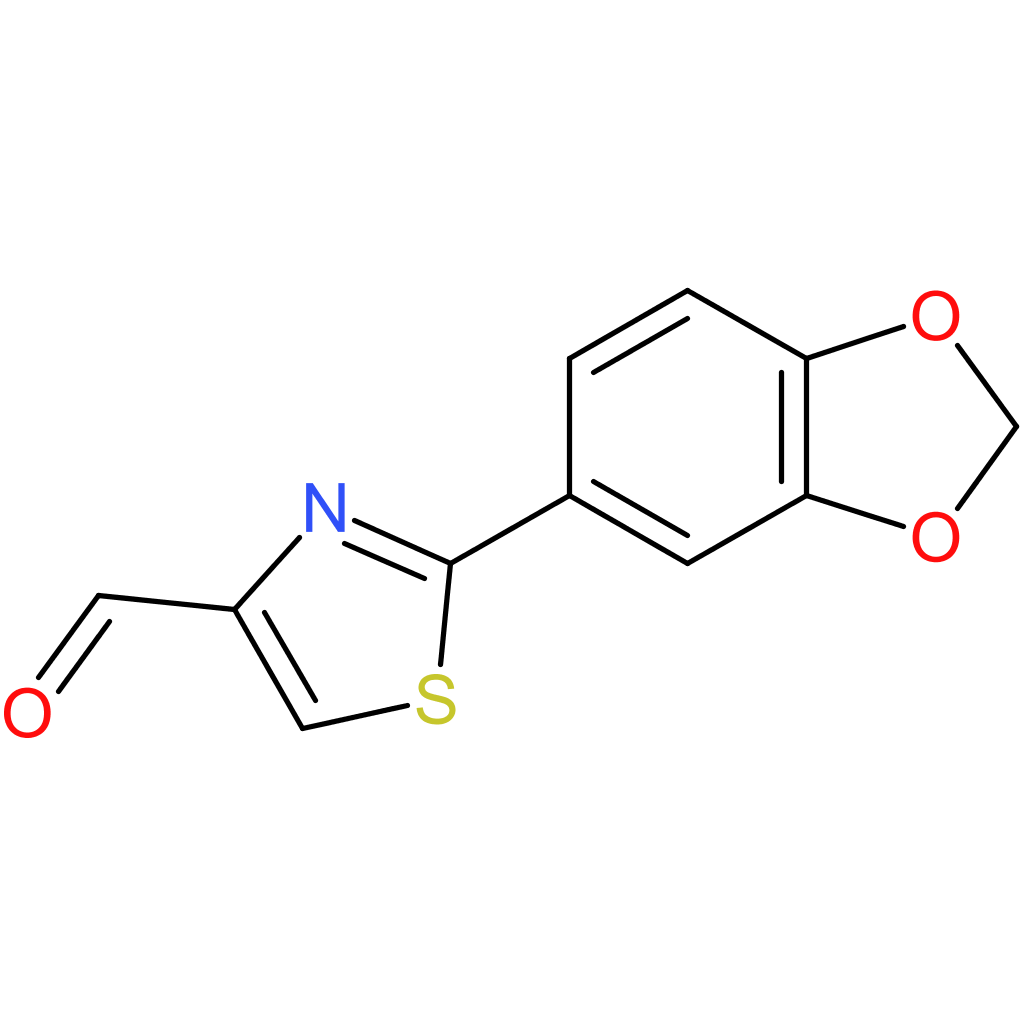 2-(benzo[d][1,3]dioxol-5-yl)thiazole-4-carbaldehyde