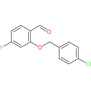 2-((4-chlorobenzyl)oxy)-4-fluorobenzaldehyde