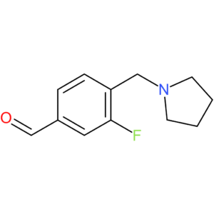 3-fluoro-4-(pyrrolidin-1-ylmethyl)benzaldehyde